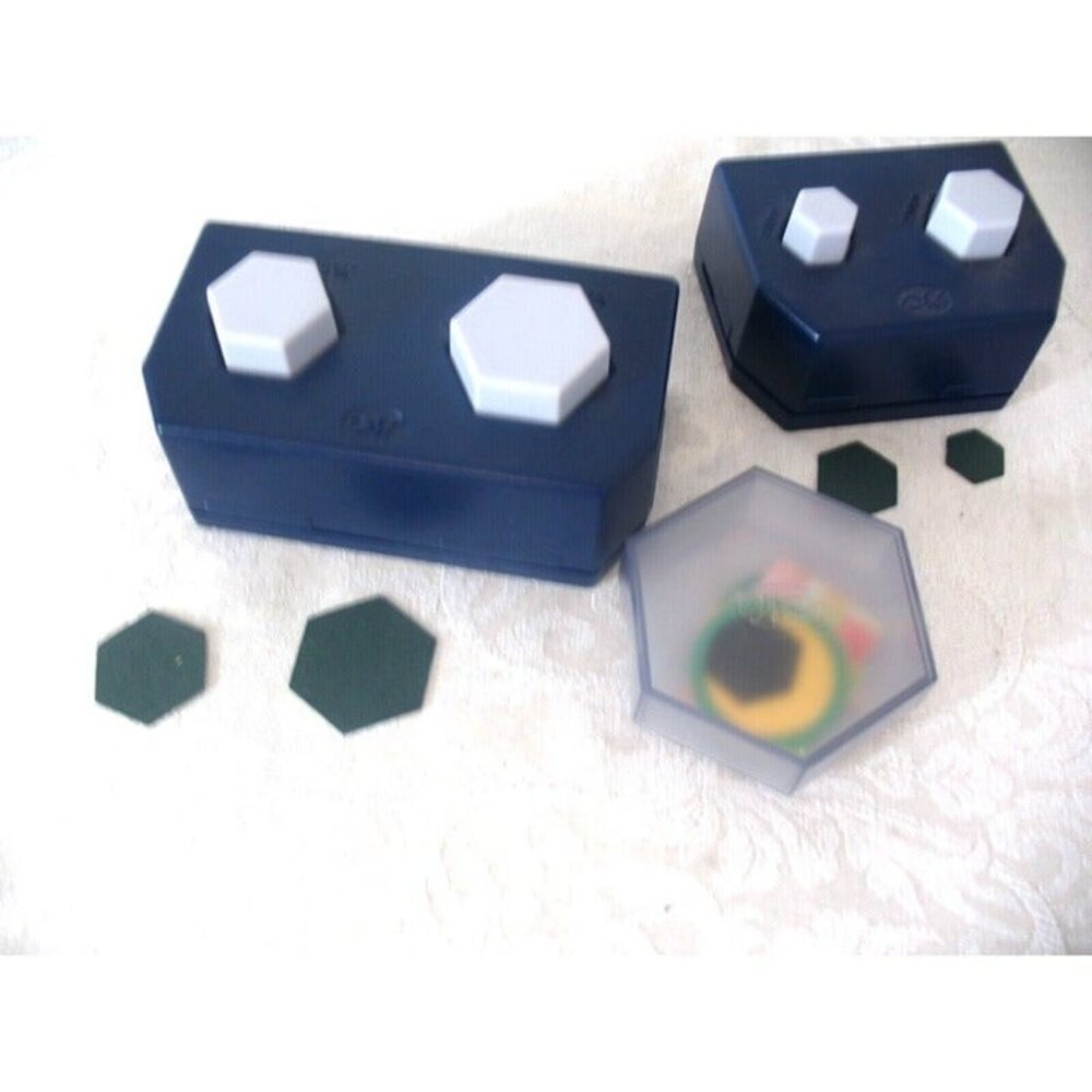 Creative Memories Original Hexagon Makers-3/4 in & 1 inch plus 1 1/4 &1 1/2 inch - Picture 4 of 4
